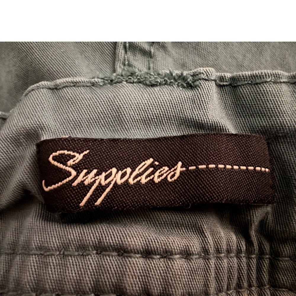 Supplies by Unionbay Women's 20W Sage Green Utility Cargo Shorts 1924 - Picture 3 of 6